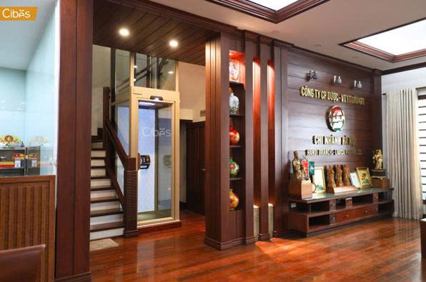 sau khi lắp đặt thang máy gia đình Cibes